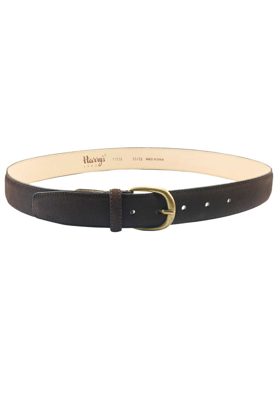 BROWN SUEDE BELT