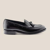 STOCKHOLM BLACK LEATHER LOAFER