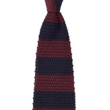 CORBATA LANA PUNTO RAYA BURDEOS