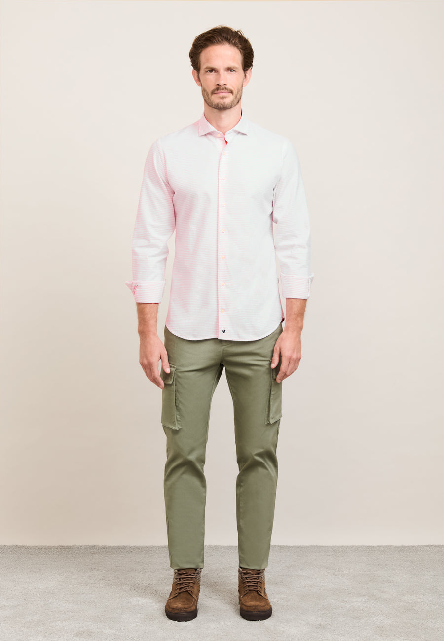 CAMISA  REGATA FRANELA ROSA
