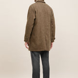 TRENCH COAT PATA DE GALLO CAMEL