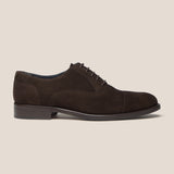 LUXURY BROWN SUEDE OXFORD SHOE