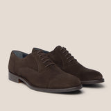 LUXURY BROWN SUEDE OXFORD SHOE