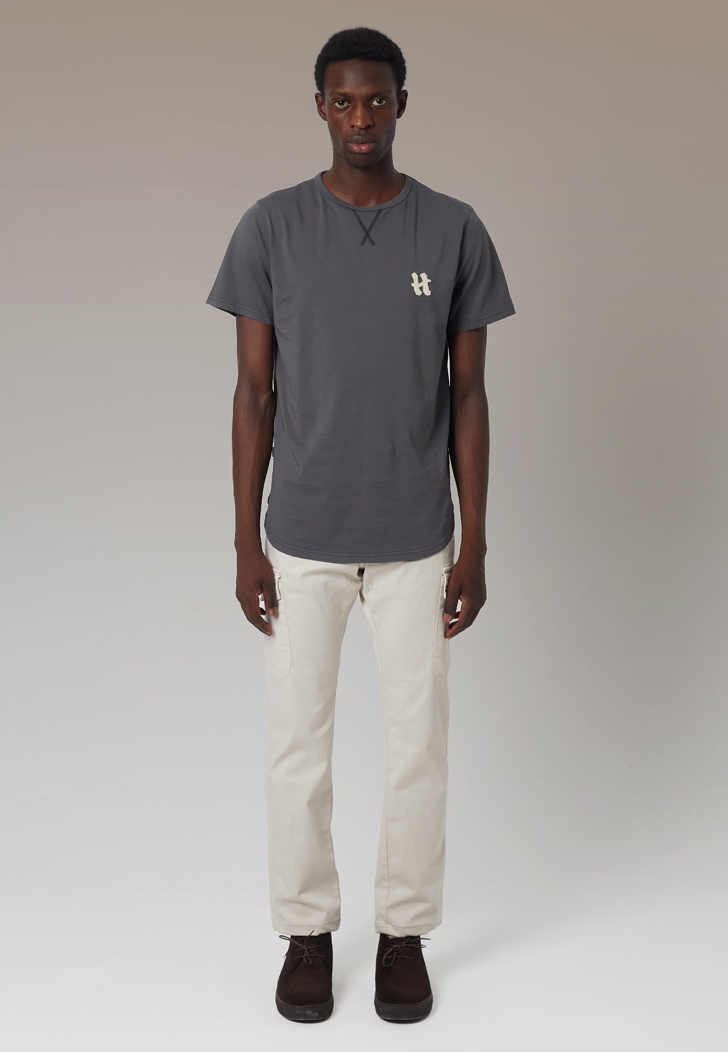 BASIC H GREEN T-SHIRT