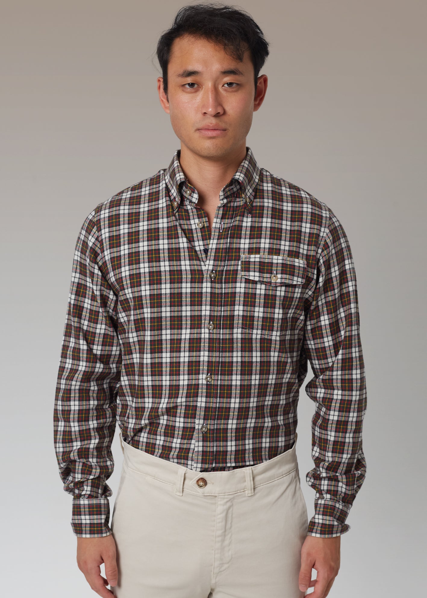 GREEN CHECK SHIRT