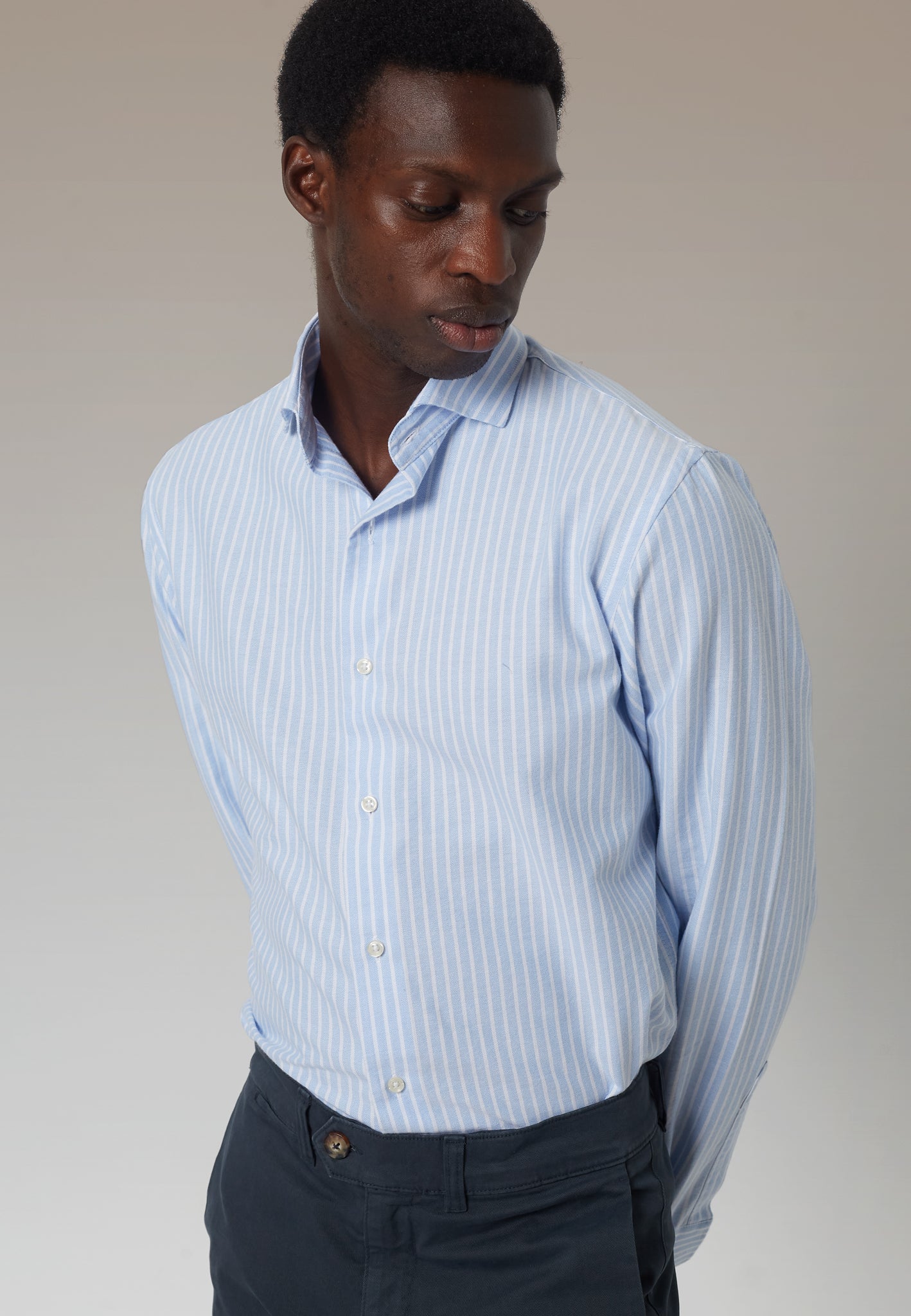 LIGHT BLUE STANDFORD SHIRT