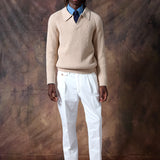 JERSEY CUELLO POLO BEIGE