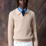 JERSEY CUELLO POLO BEIGE