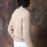 JERSEY CUELLO POLO BEIGE