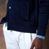 SOBRECAMISA ALGODÓN MARINO