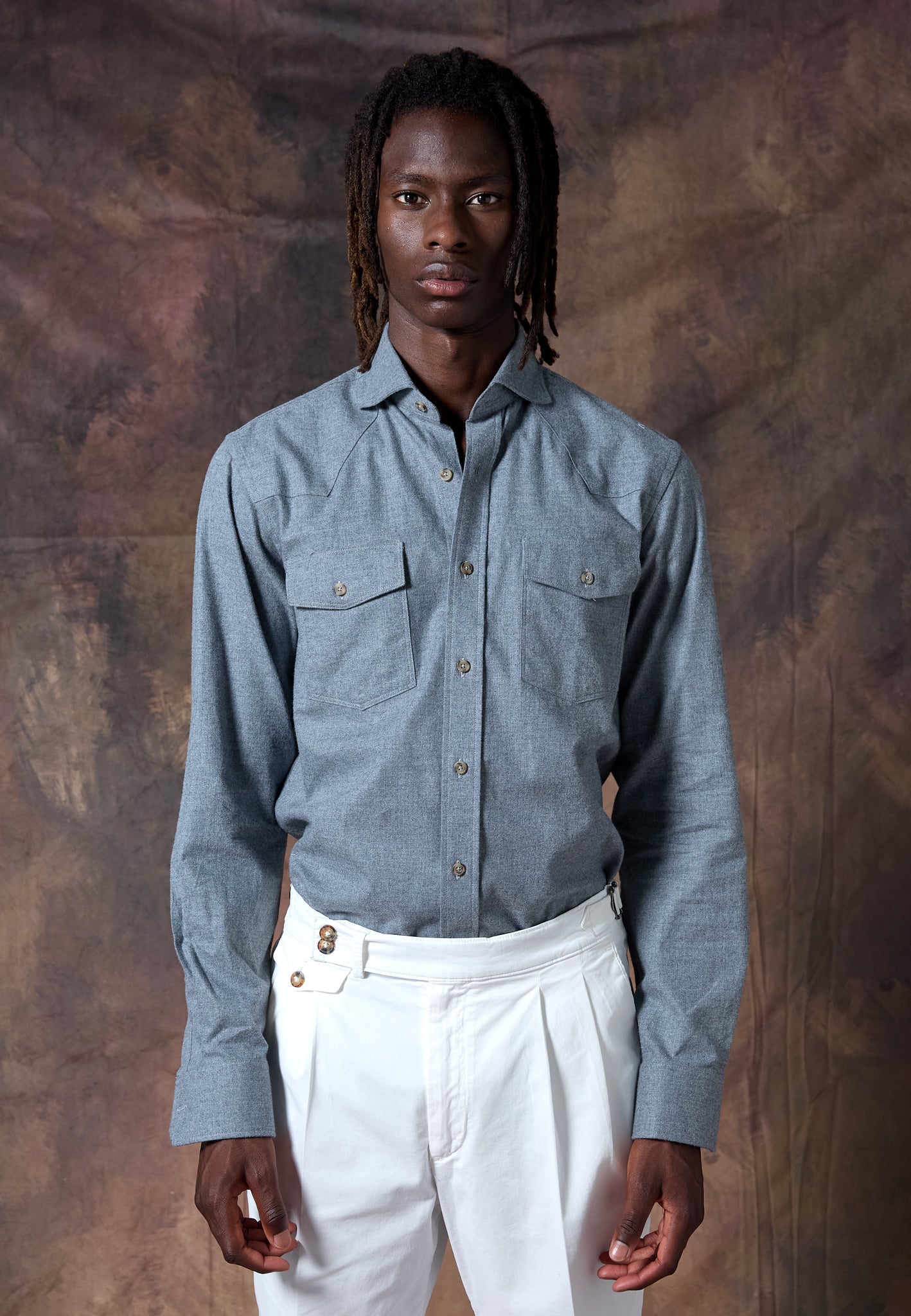 CAMISA GASTAD GRIS
