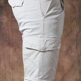 PANTALÓN CARGO CONFORT PINZAS BEIGE