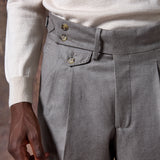PANTALÓN PREMIUM FRANELA TOPO