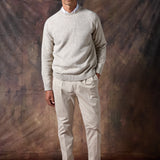 JERSEY MOTEADO BEIGE