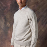 JERSEY MOTEADO BEIGE