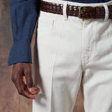 PANTALÓN DENIM CRUDO CONFORT FIT