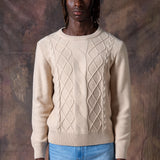 JERSEY TRENZAS BEIGE