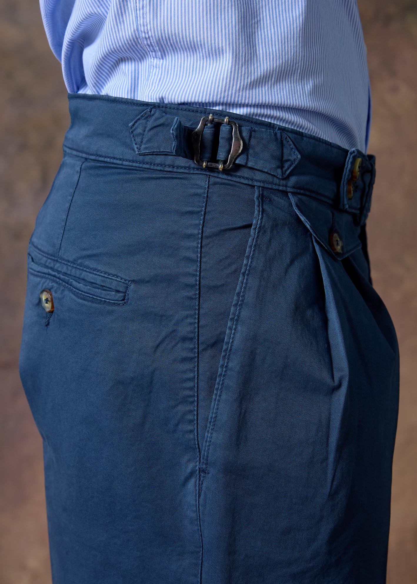 CHINO PREMIUM ALGODÓN AZUL