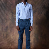CHINO PREMIUM ALGODÓN AZUL