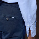 PANTALÓN CHINO PINZAS MARINO