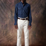 PANTALÓN DENIM CRUDO CONFORT FIT