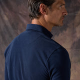 POLERA PIQUÉ BOLSILLOS MARINO