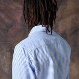 CAMISA REGATA CELESTE