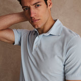 POLO BASICO CELESTE