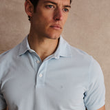 POLO BASICO CELESTE