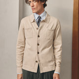 SOBRECAMISA ALGODON BEIGE