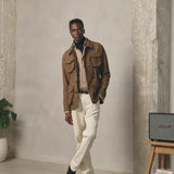 JUNGLE JACKET PATA DE GALLO CAMEL
