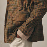 JUNGLE JACKET PATA DE GALLO CAMEL