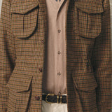 JUNGLE JACKET PATA DE GALLO CAMEL