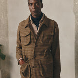 JUNGLE JACKET PATA DE GALLO CAMEL