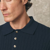 POLO ALGODON OCHOS MARINO