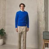 ROYAL BLUE WOOL BOXY JUMPER