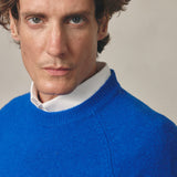 ROYAL BLUE WOOL BOXY JUMPER