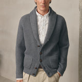 CARDIGAN CUELLO SMOKING MARENGO