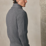 CARDIGAN CUELLO SMOKING MARENGO