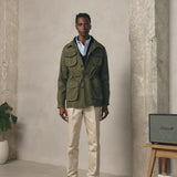 JUNGLE JACKET HERRINGBONE KAKI