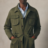JUNGLE JACKET HERRINGBONE KAKI