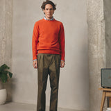 ORANGE WOOL BOXY JUMPER