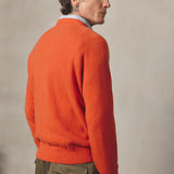 ORANGE WOOL BOXY JUMPER
