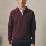 SUDADERA POLO ZIP 2.0 BURDEOS