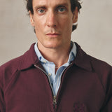 SUDADERA POLO ZIP 2.0 BURDEOS