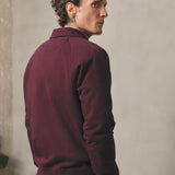 SUDADERA POLO ZIP 2.0 BURDEOS
