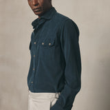 CAMISA MICROPANA WEST MARINO
