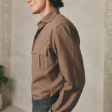CAMISA PATA DE GALLO CAMEL