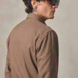 CAMISA PATA DE GALLO CAMEL