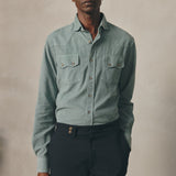 CAMISA MICROPANA WEST VERDE
